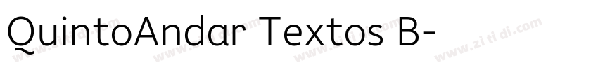 QuintoAndar Textos B字体转换